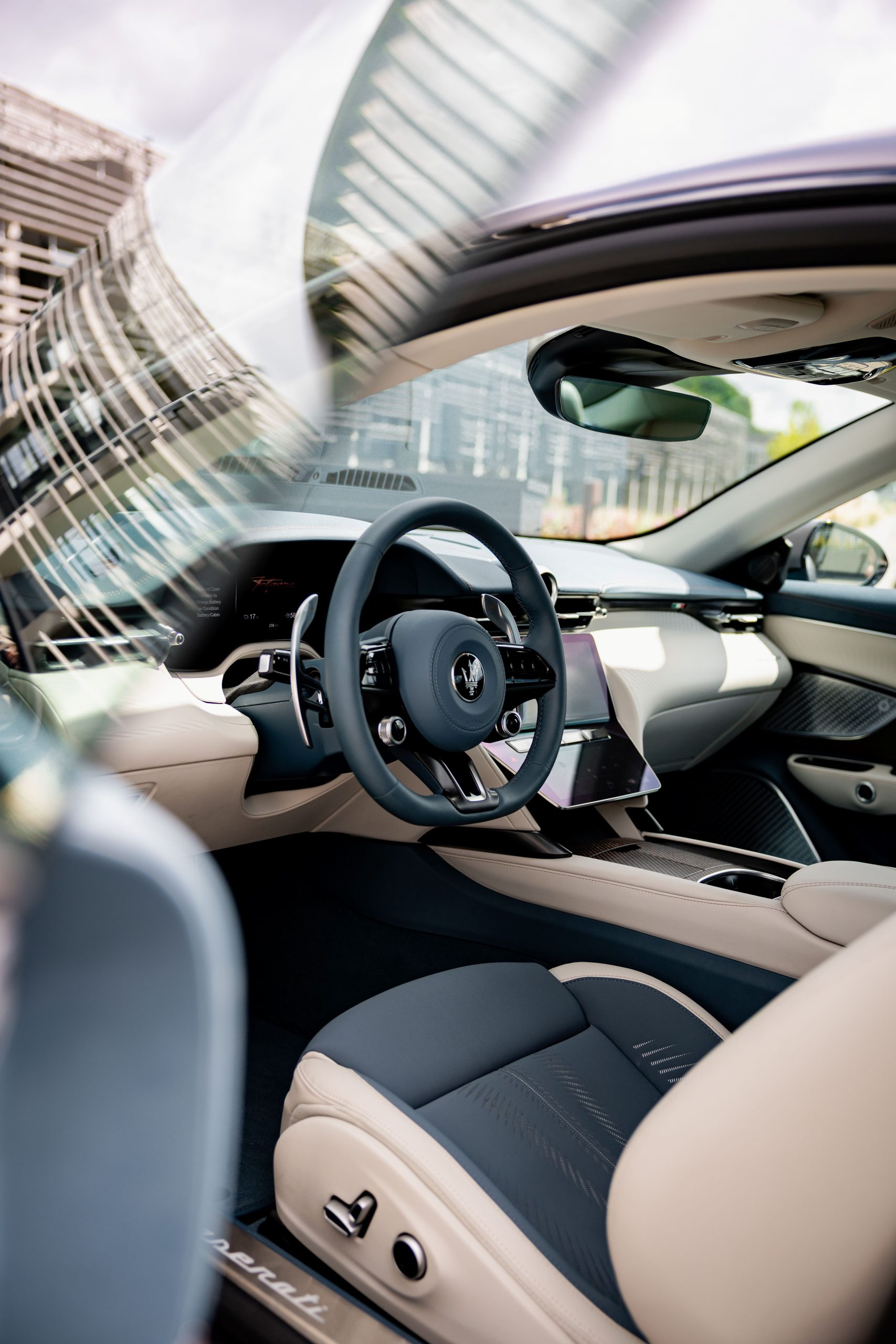 Maserati Granturismo Folgore interiør