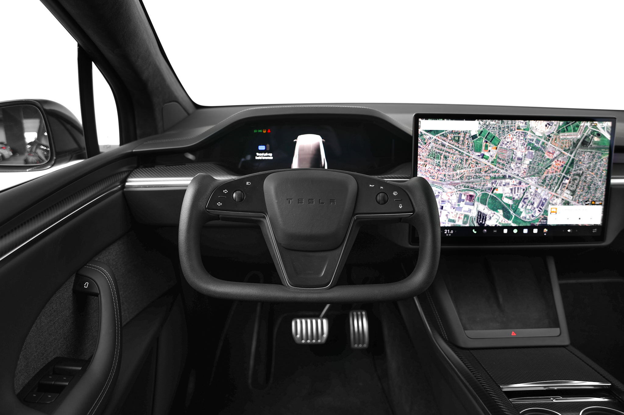 Interiør i Tesla Model X
